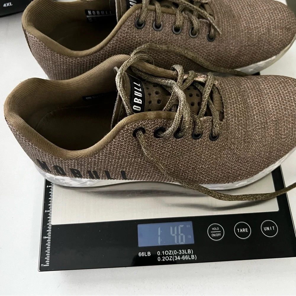 No Bull Olive Heather Trainer Unisex Sneaker Mens 8.5 Womens 10 - Picture 8 of 8